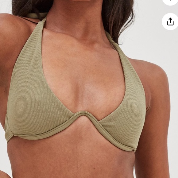 ARES BIKINI TOP KHAKI - Picture 7 of 8